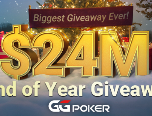 El sorteo de fin de año de 24 millones de dólares de GGPoker comenzará el 1 de diciembre